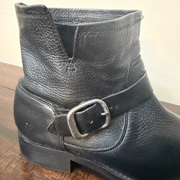 FRYE Veronica Leather Ankle Boots Booties in Black Size 9 main image 10